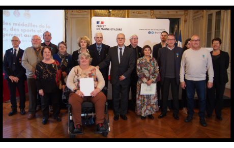 7 Décembre 2023 -  ANGERS - Remise MJSEA Or et Argent en Préfecture