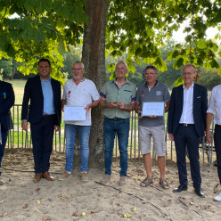 26 septembre 2026 - MONTREUIL-JUIGNE - Deux anciens présidents du Vélo Club Montreuil-Juigné en or